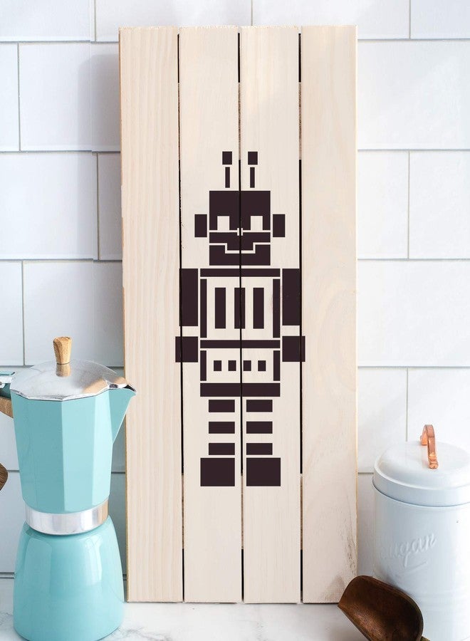 Stencil Revolution Robot Stencil - Reusable Stencils for Painting - Mylar Stencil for DIY Projects and Crafts - Image 3