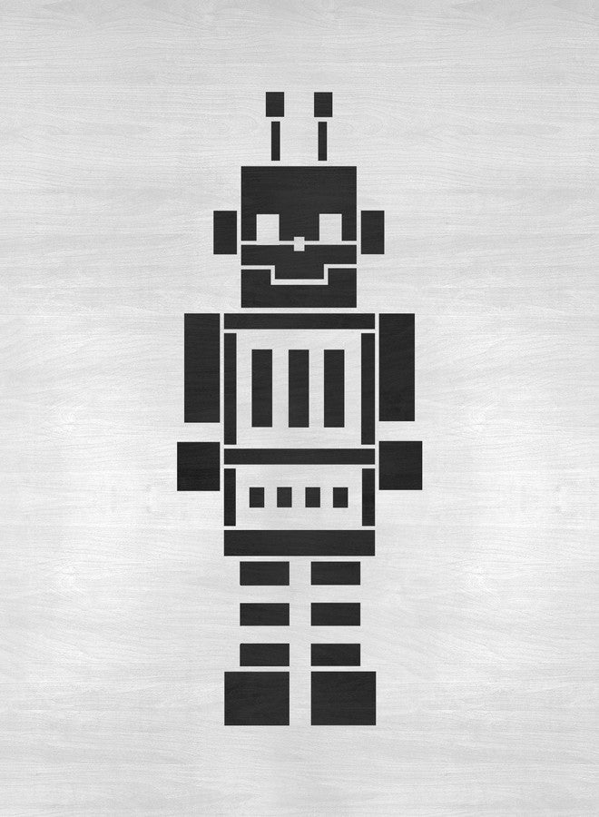 Stencil Revolution Robot Stencil - Reusable Stencils for Painting - Mylar Stencil for DIY Projects and Crafts - Image 4