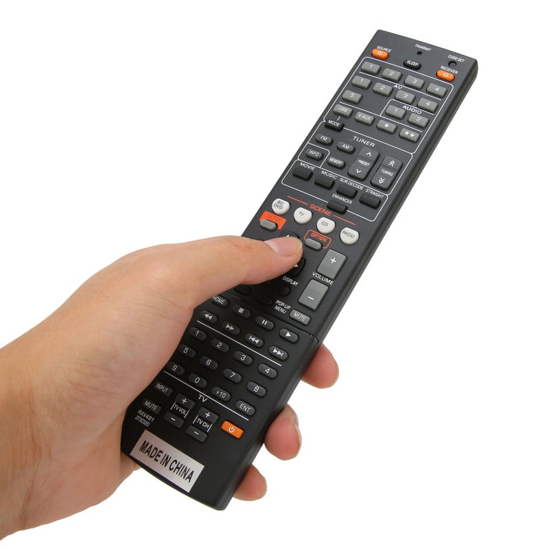 AV Receiver Remote Control for YHT-399U HTR-5063 RX-V467 RX-V367 RX-V371 - Wear-Resistant ABS Material - Easy Access to All Buttons for Home Theater Systems - Image 4