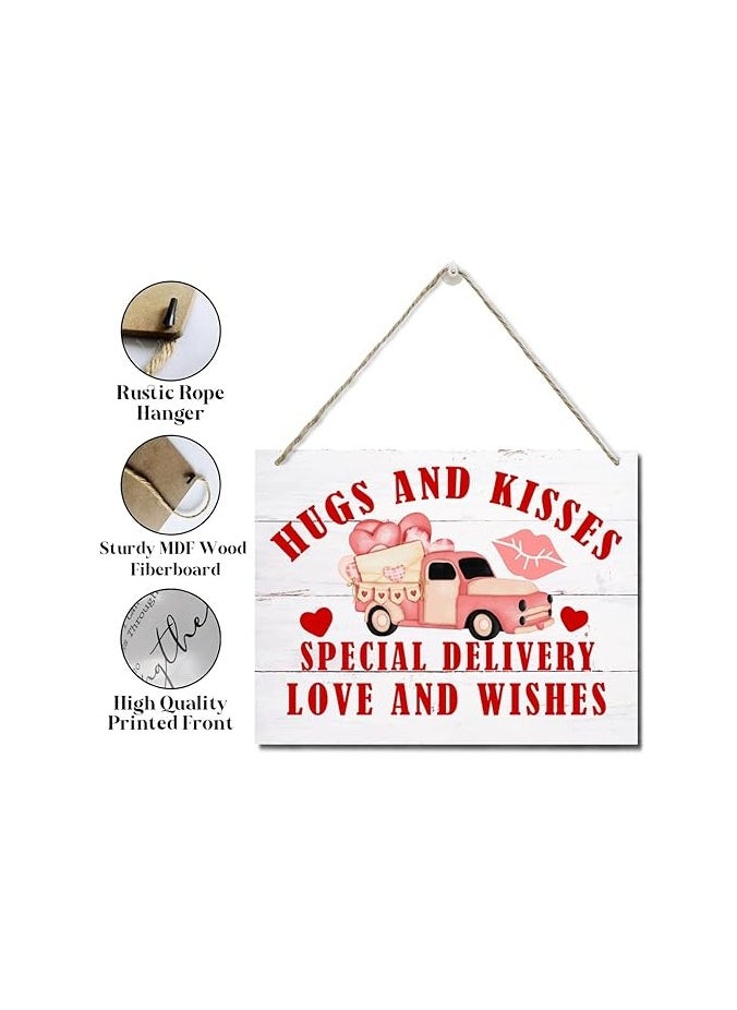 Valentines Decor Signs, Decorative Hanging Wood Plaque for Wall, Old Truck Sign, Romantic Home Decor, Valentine's Day Decorations, Valentines Wooden Sign Gift Wishes - pzsku/Z041BFA80D492B80E529CZ/45/_/1724063915/440c4dfe-fefe-49c2-bf19-be0fb7df95ed