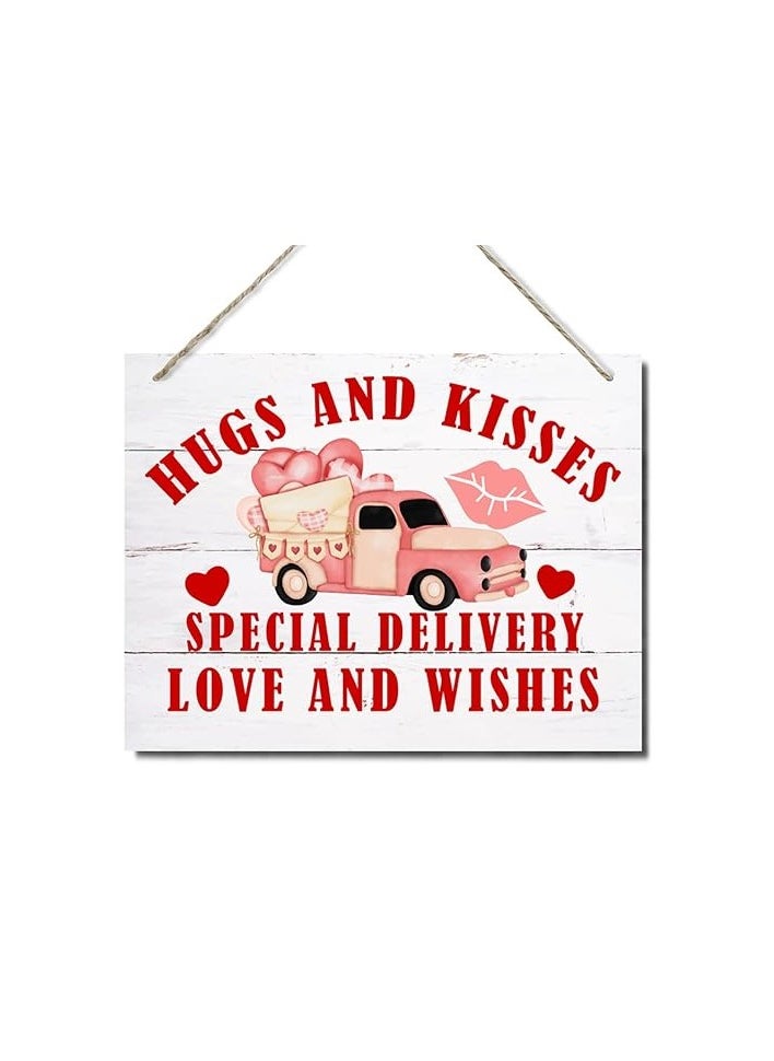 Valentines Decor Signs, Decorative Hanging Wood Plaque for Wall, Old Truck Sign, Romantic Home Decor, Valentine's Day Decorations, Valentines Wooden Sign Gift Wishes - pzsku/Z041BFA80D492B80E529CZ/45/_/1734621733/458440d8-6e84-4dd3-a982-a5f47d7c5b98