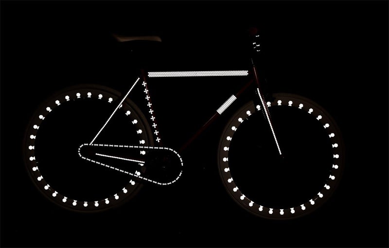 RydeSafe Reflective Decals Multi Shapes Kit Jumbo, White - Image 4