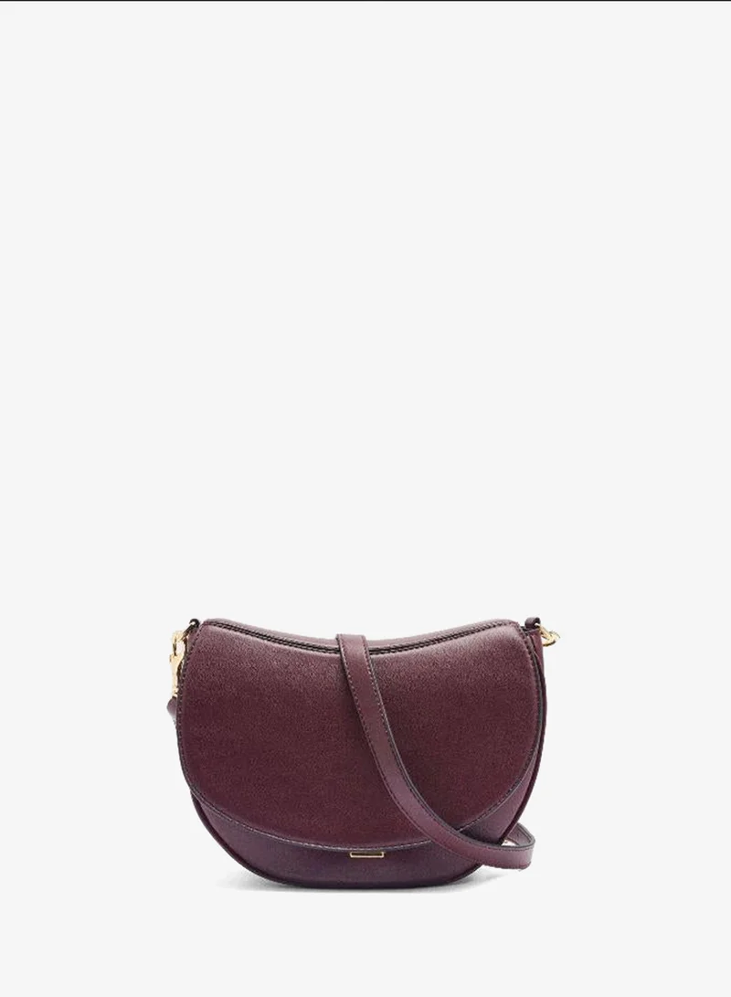 PARFOIS Oval crossbody bag with flap