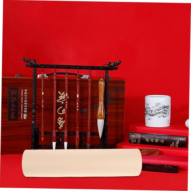 DIYEAH 35cm X 50m Chinese Calligraphy Paper Roll Made of Rice Paper with Balanced Absorbency and Easy Stacking, Vintage Style for Art Creation and Classroom Use, Suitable for Beginners - Image 5
