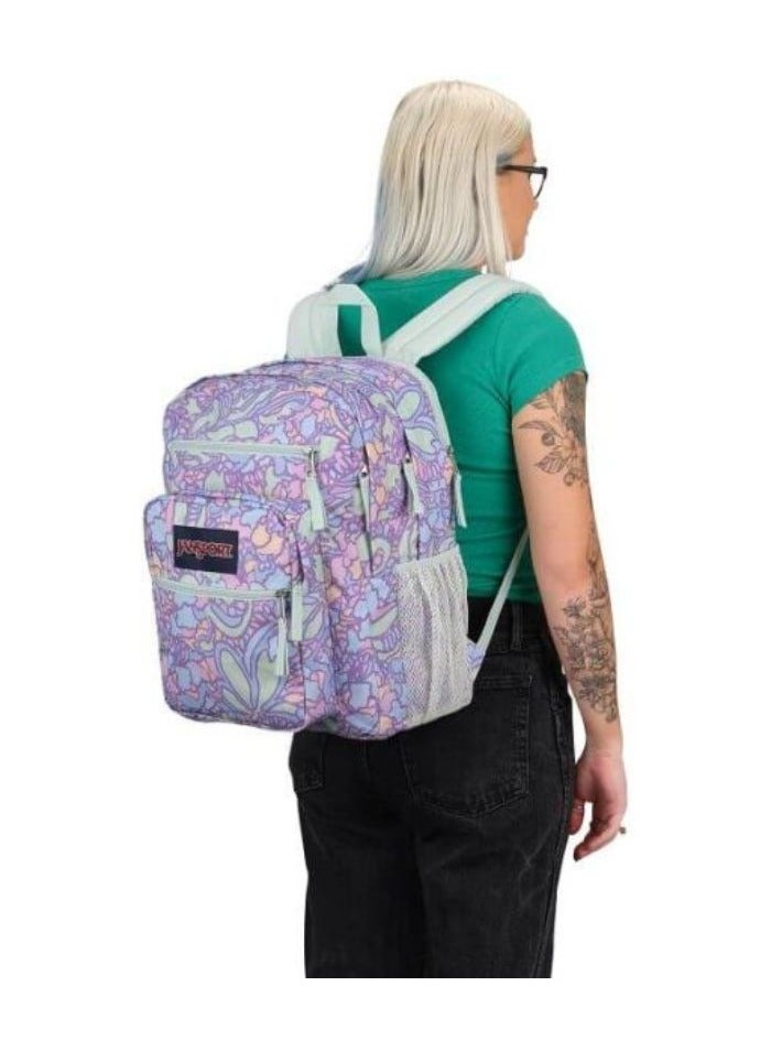 Jansport Backpack Big Student Floral Lilac - Image 2