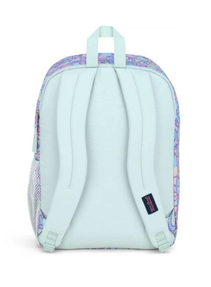 Jansport Backpack Big Student Floral Lilac - Image 3