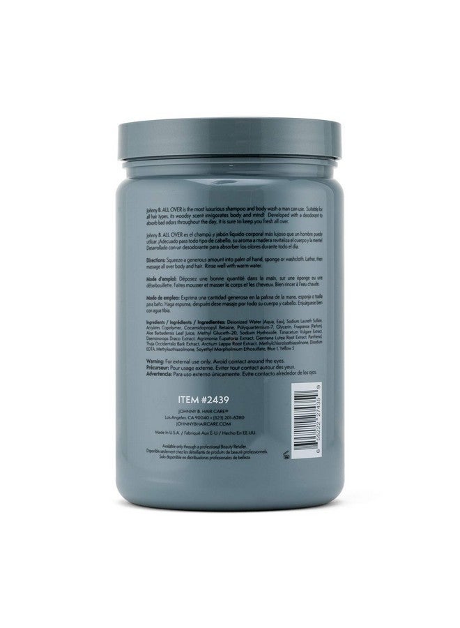 JOHNNY B. JOHNNY B. Professional All Over Hair Shampoo and Body Wash 32 oz. - Image 3