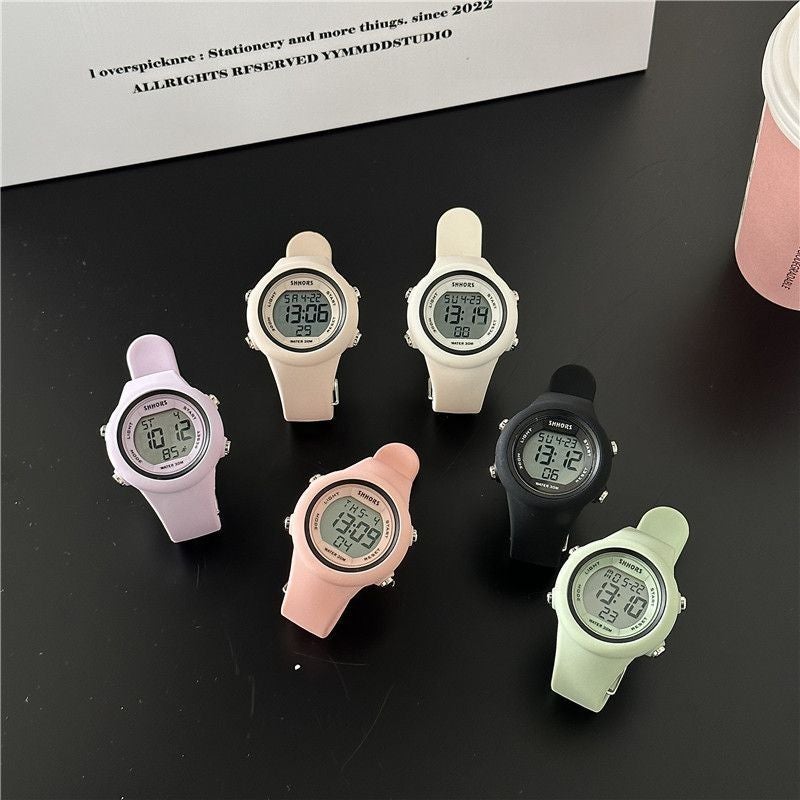 Ing Style High-Looking Student Party Recommend Watch Female Junior High School Students Summer Simple Luminous Small Electronic Watch - Image 2