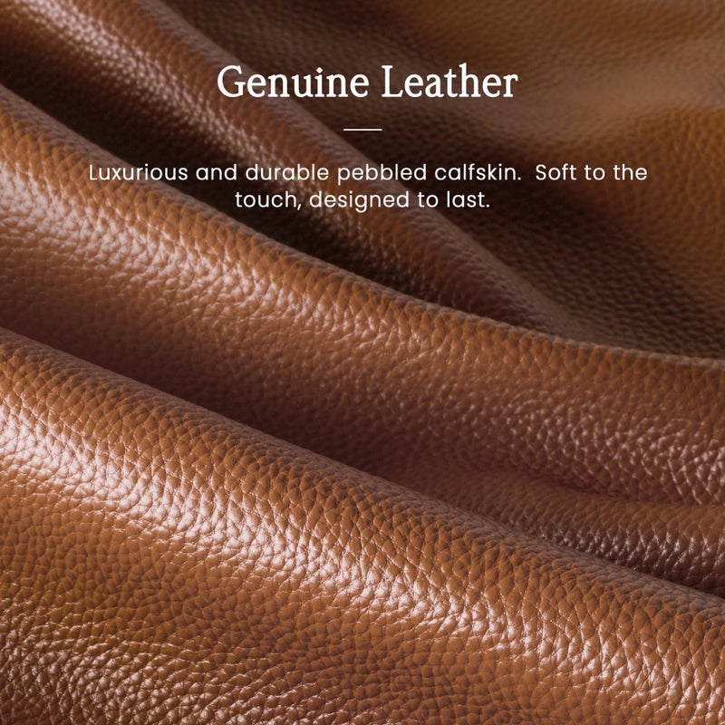 befen Genuine Leathe Slouchy Hobo Purses for Women, Ultra Lightweight Shoulder Purse, Real Top Grain Leather Handbags Women's Brown Shoulder Bag Satchel for Shopping, Travel Casual - Image 4
