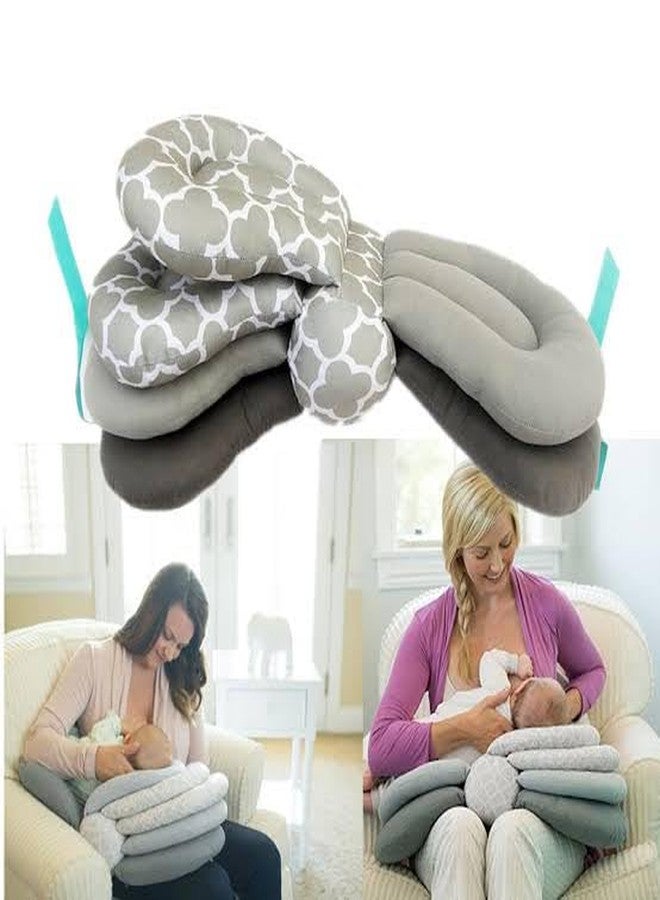richtots Premium Breastfeeding Pillow Elevate Adjustable Nursing Pillow Multicolor - Image 5