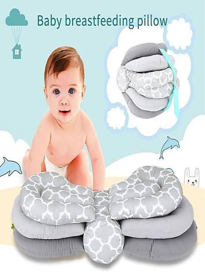 richtots Premium Breastfeeding Pillow Elevate Adjustable Nursing Pillow Multicolor - Image 4