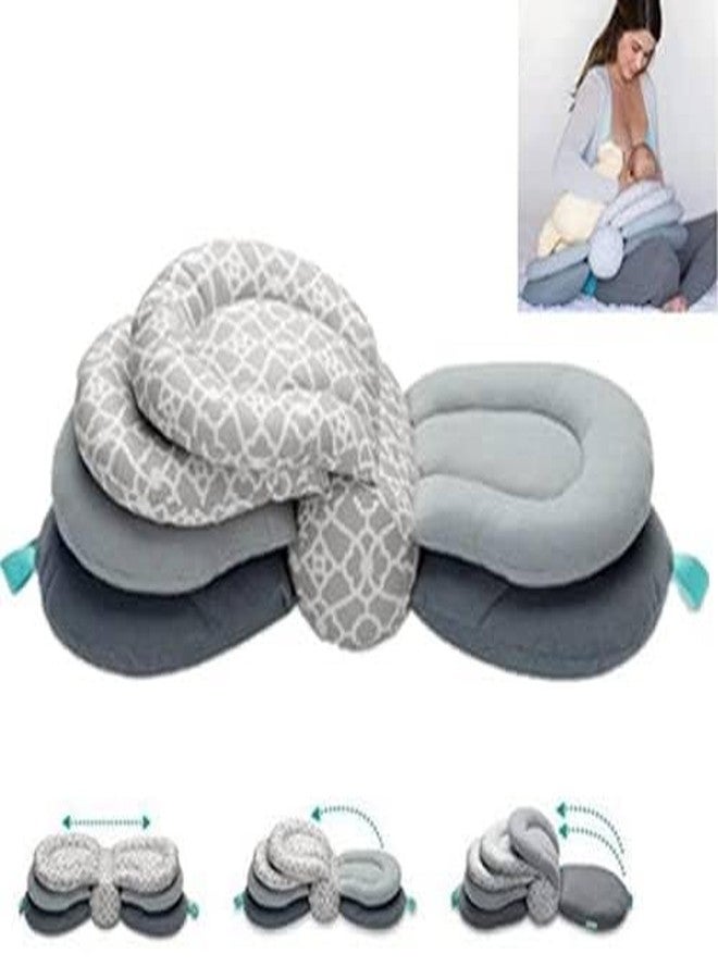 richtots Premium Breastfeeding Pillow Elevate Adjustable Nursing Pillow Multicolor - Image 1