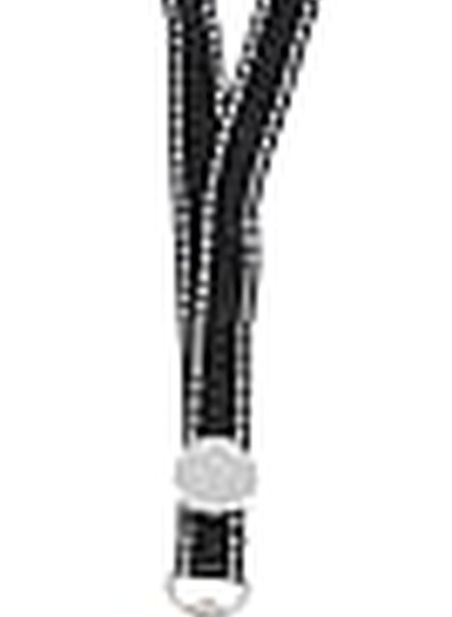 Leather ID Card Holder With Clear Window And Detachable Lanyard - Image 1
