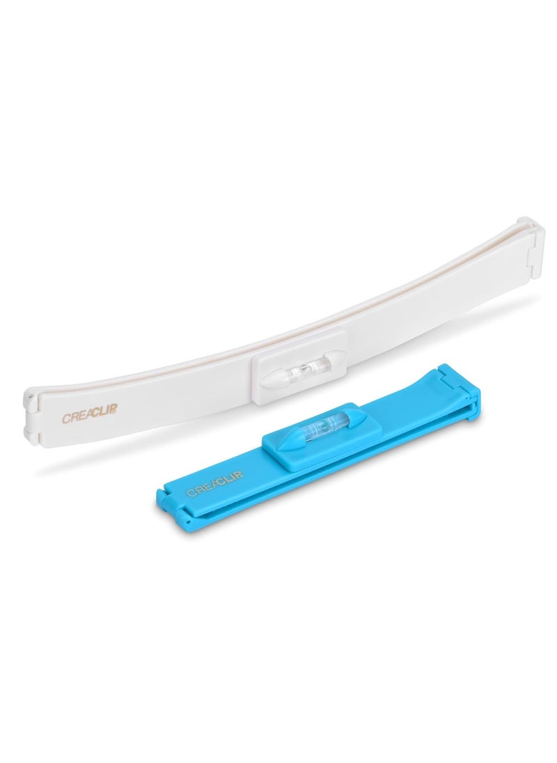 creaclip Original CreaClip Set Hair Cutting Tool - As Seen on Shark Tank - DIY Home Hair Cutting Clips for Bangs, Layers, and Split Ends, Hair Cutting Guide (Set of 2)  - Image 1