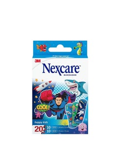 نيكس كير ضمادات Nexcare™ Happy Kids الرائعة، تشكيلة 20 ضمادة 