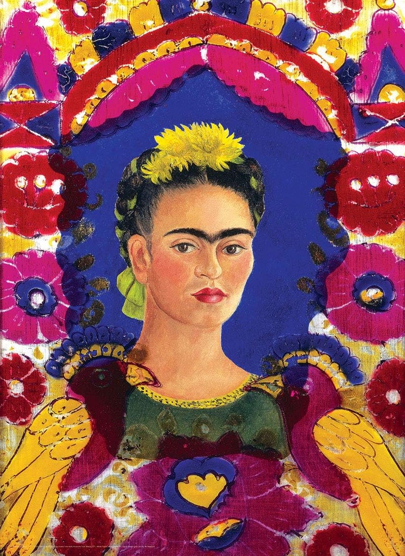 eurographics EuroGraphics Self Portrait The Frame by Frida Kahlo 1000Piece Puzzle  - Image 2
