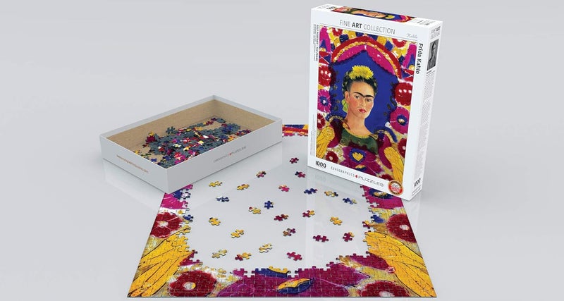 eurographics EuroGraphics Self Portrait The Frame by Frida Kahlo 1000Piece Puzzle  - Image 4