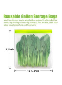 Y&D Reusable Freezer Bags 4 Packs 1 Ziplock Bags, Extra Thick Gallon Storage for Marinate Meats, Cereal, Sandwich, Snack, Travel Items, Meal Prep, Home Organization  - Image 4
