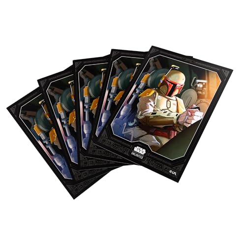 Gamegenic Star Wars Unlimited Boba Fett Art Sleeves Officially Licensed Pack of 60 Art Sleeves and 1 Clear Sleeve Optimized Size for Star Wars Unlimited and Other TCG and LCG Games Made by Gamegenic - Image 1