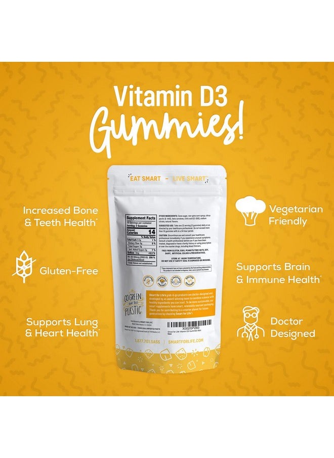 Smart for Life Vitamin D3 Gummies High Absorption Vitamin D3 Great For Immune Support & Bone Strength Vitamin D Gummies For Adults Or Kids 60 Count  - Image 5