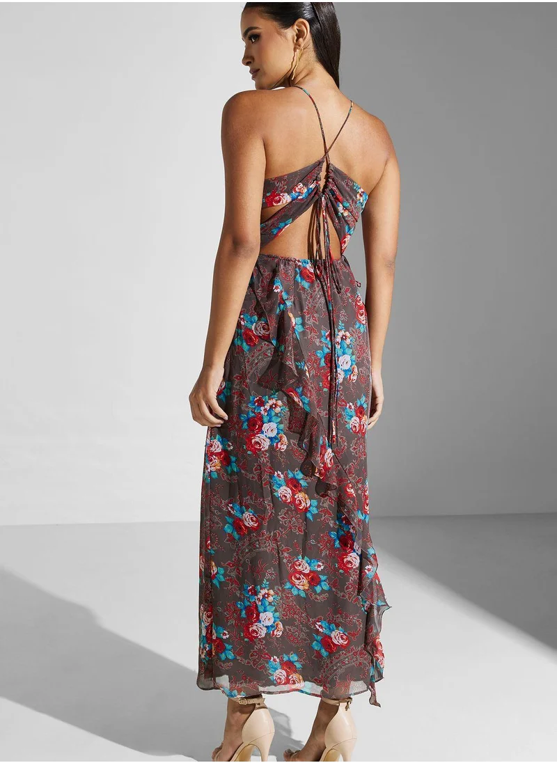 جولدن ابل Floral Printed Dress