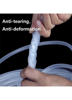 Realfrog 3 Meters Food Grade Silicone Tubing Clear Flexible Silicone Rubber Air Hose Water Tube Pipe High Temp for Automotive Parts Home Brewing(6mm ID x 9mm OD)  - Image 2
