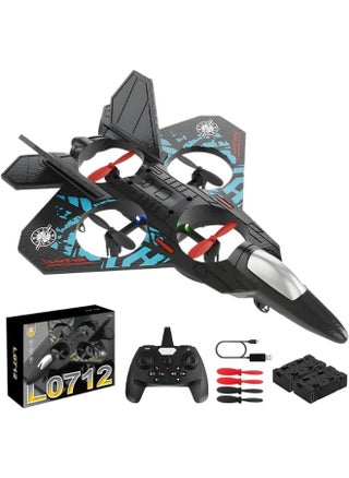 Remote Control Drone Plane 2.4GHz Fighter Aircraft RC Airplane RTF for Beginner Kids and Adults 3D Flip Airplane Toy with Colored Lights USB Charging Model L0712 - pzsku/Z041D3E650DDD3B803FC2Z/45/1741020042/05b4a9b1-8791-41ea-adbc-219a58808df1