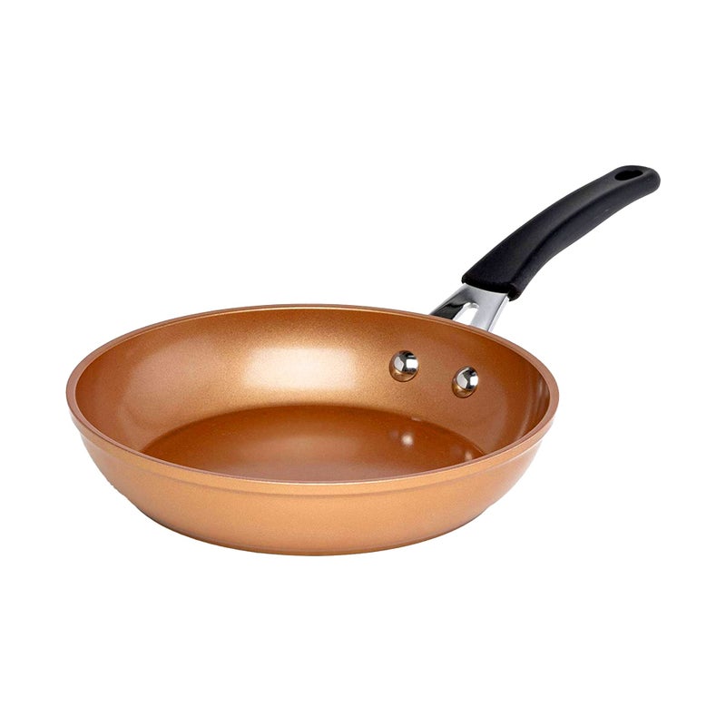Ecolution Titanium Ceramic Easy Clean Endure Nonstick Silicone Stay Cool Handle 8Inch Fry Pan Copper