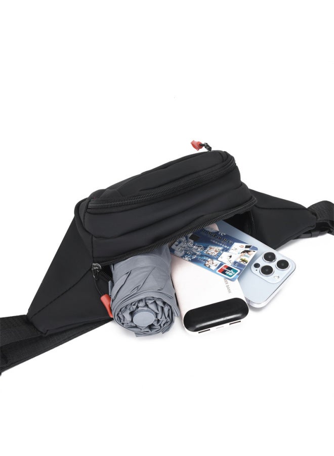 Generic Mobile Phone Waist Bag Men And Women Multi-functional Large Capacity Working Site Sports Business Cashier Wear-resistant Waterproof Wallet-Color:Blue  - Image 5