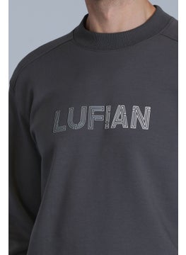 Lufian Luther Men's Sweatshirt Khaki  - Image 3