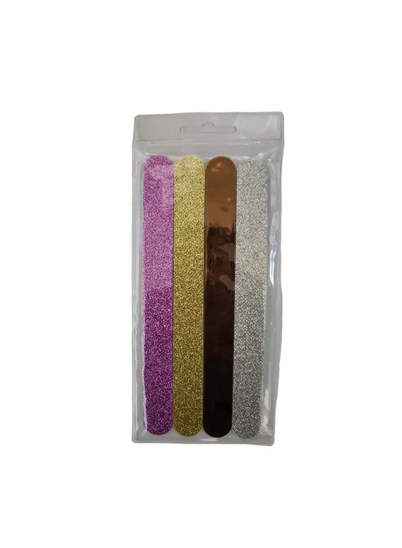 Generic Nail Polish File Set 4 Piece 