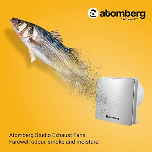 atomberg Studio Exhaust Fan (150mm) with BLDC Motor | Easy to Clean | 2 Year Warranty (Stainless Steel) - Image 2