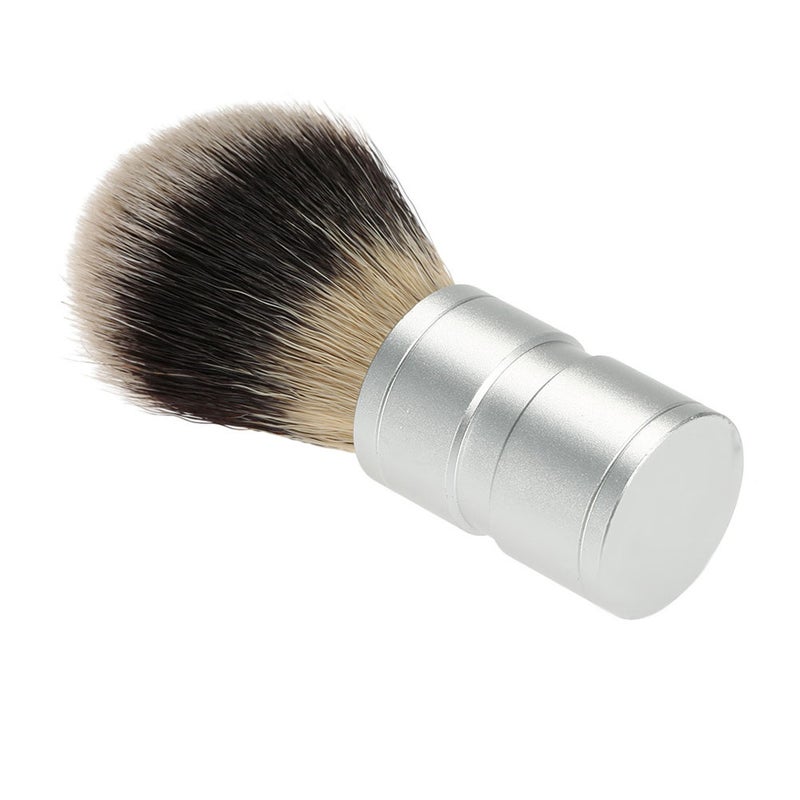 2 pcs Alloy Handle Nylon Brush Men's Shaving Brush Hair Shaving Brush Cosmetic Brush - Image 3
