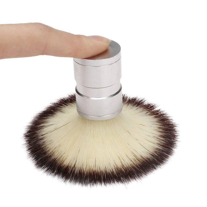 2 pcs Alloy Handle Nylon Brush Men's Shaving Brush Hair Shaving Brush Cosmetic Brush - Image 5