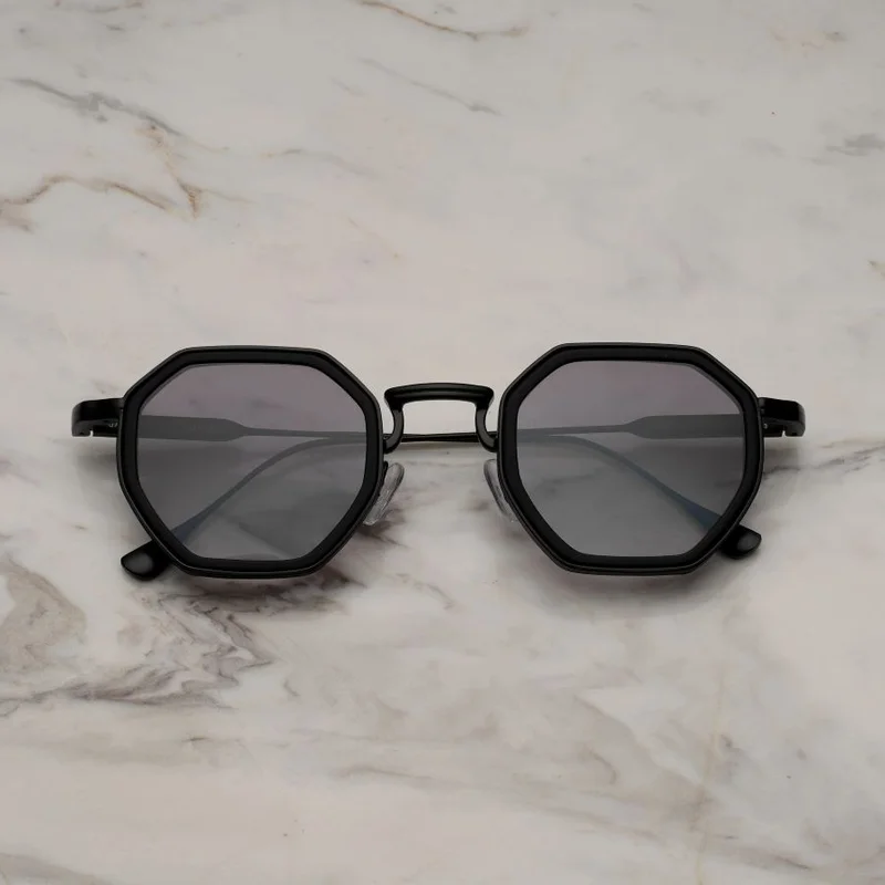 Explicit Poets EXPLICIT POETS A17EP1M-BEX MATTBLACK&MATTBLACK-GRADIENT GRAY SUNGLASSES