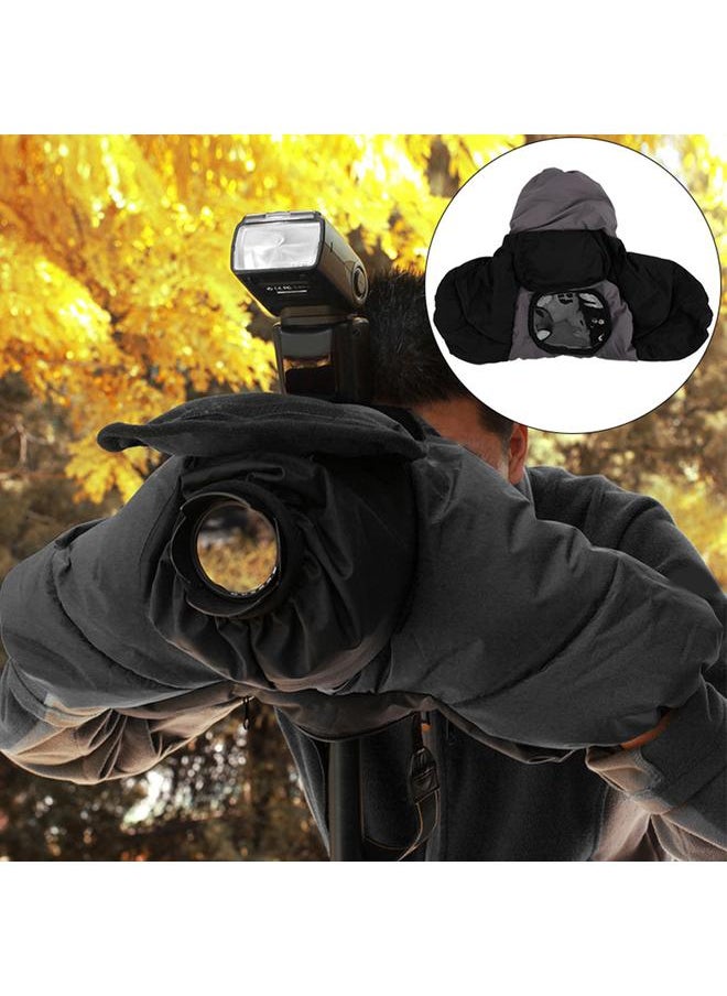 Thoraya Outdoor Polyester Waterproof Dust Proof Camera Rain Cover Lens Protective Bag for Climbing Camping  - Image 3