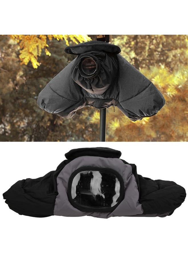 Thoraya Outdoor Polyester Waterproof Dust Proof Camera Rain Cover Lens Protective Bag for Climbing Camping  - Image 4