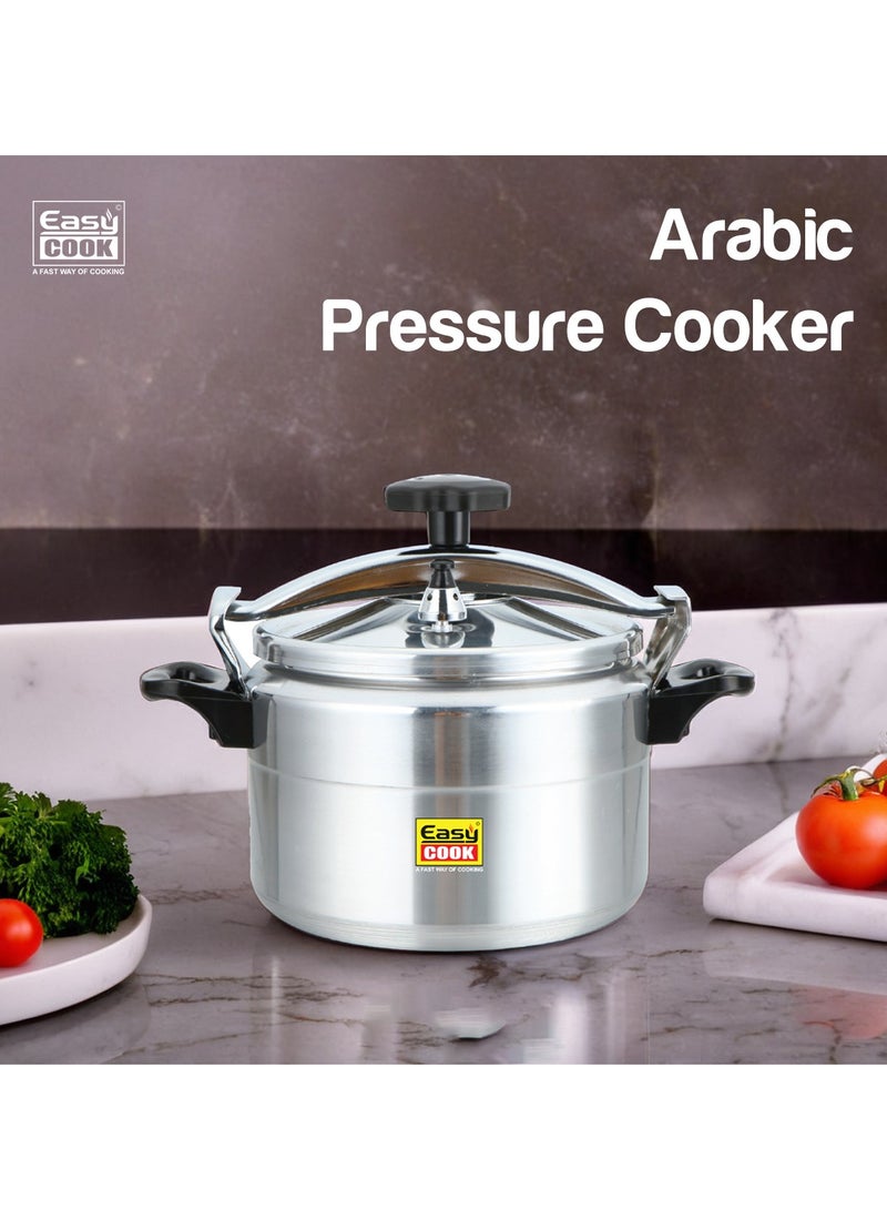 Easy Cook Arabic Pressure Cooker (7 Ltr) | Durable Aluminum Build | Multi Safety Device & Fast Cooking | Available in 5L, 7L, 9L, 11L, 15L, 20L, 25L  - Image 3