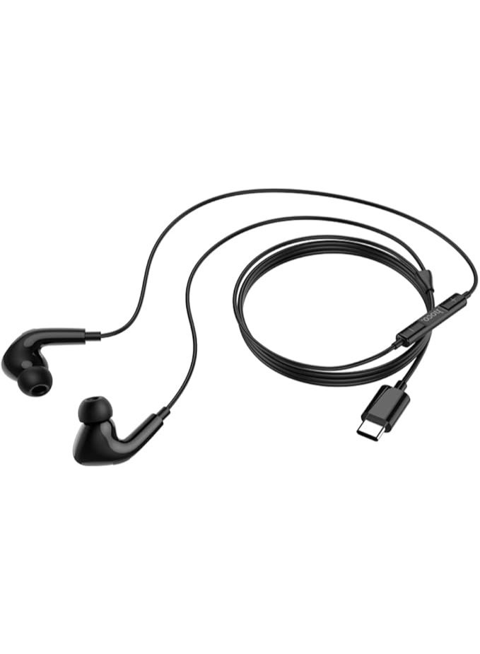 Hoco M101 Pro - Crystal Sound Wire-Controlled Digital Earphones With Microphone, Plug: Type-C, Cable Length: 1.2m - Image 3