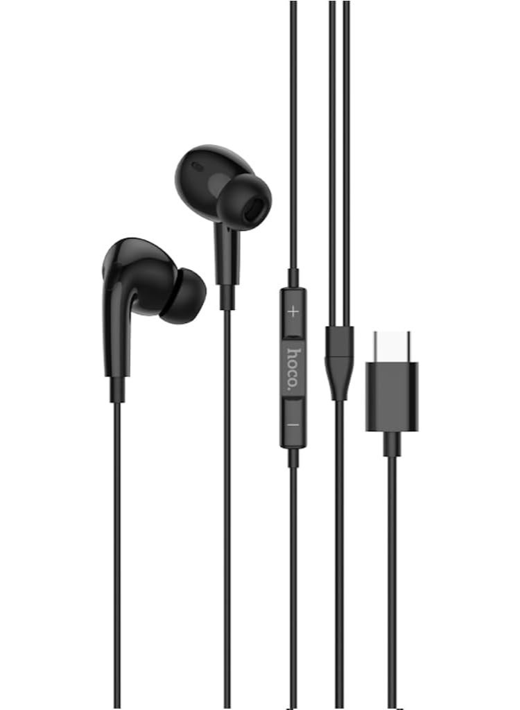 Hoco M101 Pro - Crystal Sound Wire-Controlled Digital Earphones With Microphone, Plug: Type-C, Cable Length: 1.2m - Image 2