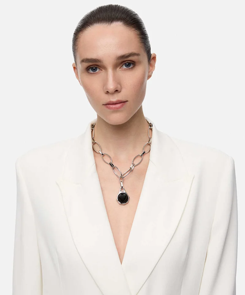 ايبيكيول Contrast Resin Chain Necklace
