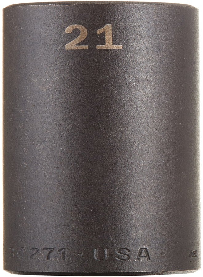 SK Tools USA 1/2" Drive, 21MM, 6 Point, Deep Impact Socket | 34271 - Image 2