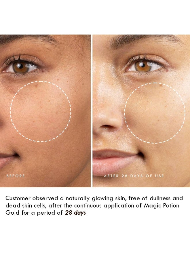 AULI LIFESTYLE Auli 24k Gold and 5% Niacinamide Hydrating Gel for All Skin Types | Hydrating, Non-Sticky Gel | Age Spots and Reduce Redness | Magic Potion Gold - 60GM - Image 2