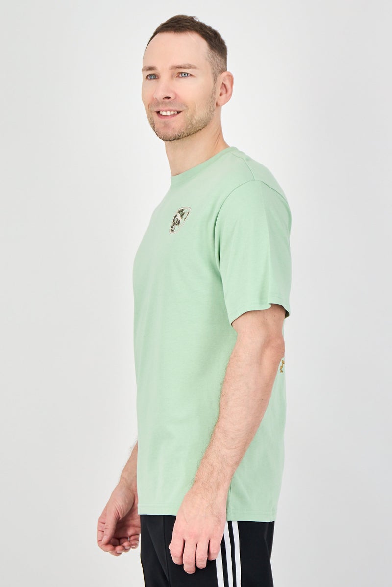 PUMA Men Relaxed Fit Short Sleeve Palermo Outdoor T-Shirt, Mint Green - Image 2
