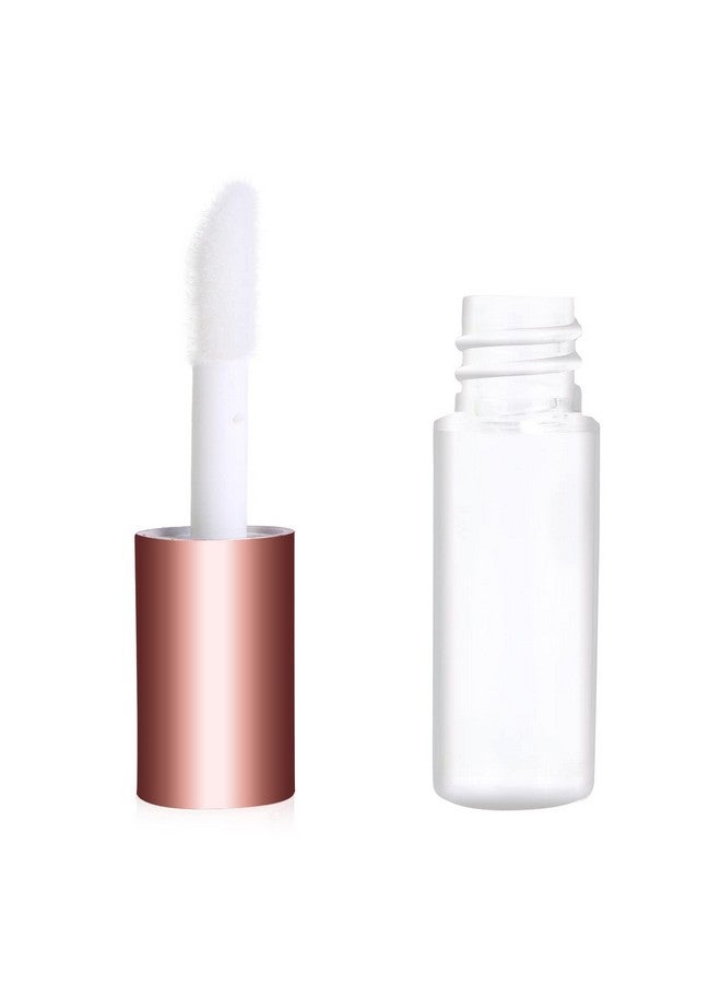 Mydio 50 Pack 1.2Ml Clear Mini Lip Gloss Tube Empty Lip Balm Containers With Rose Gold Lid For Lipstick (Rose Gold) - Image 5