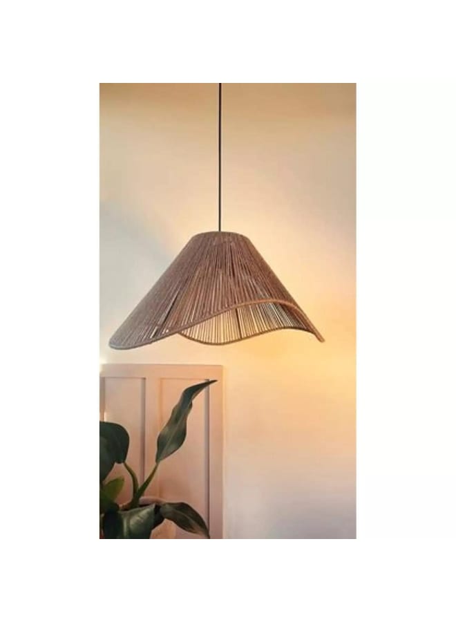 Wahag Boho Jute Halo Ceiling Pendant  - Image 1