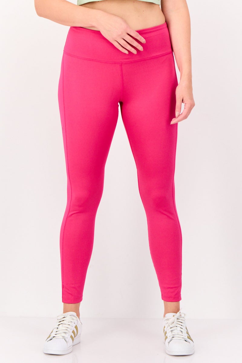 Nike Women Tight Fit Brand Logo Running 7/8 Leggings, Fuchsia - Image 1