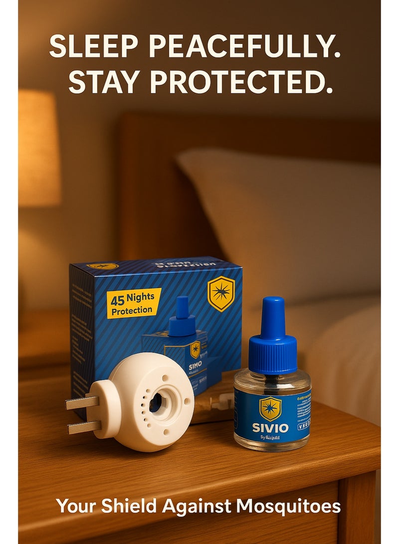 Sivio سيفو مبخر سائل لمكافحة البعوض – حماية حتى 45 ليلة - Image 2