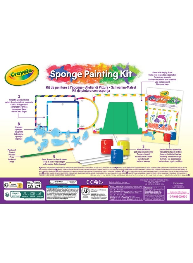 Crayola طقم رسم بالإسفنج 04-2950 متعدد الألوان - Image 3