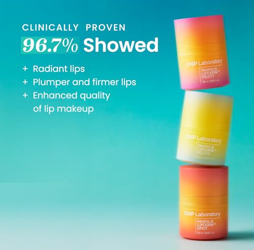 CNP Honey Lip Butter - Propolis Lipcerin™ 03 Lime, Hydrating Overnight Manuka Lip Balm & Mask, 12hr Long-Lasting Moisture, Stocking Stuffers, Gifts for Women, 0.5 fl.oz. - Image 5